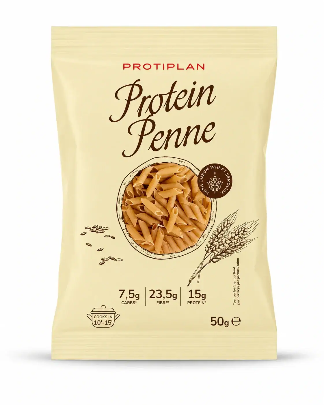 Protiplan protein penne low carb pasta